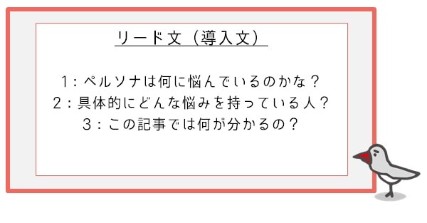 リード文の書き方